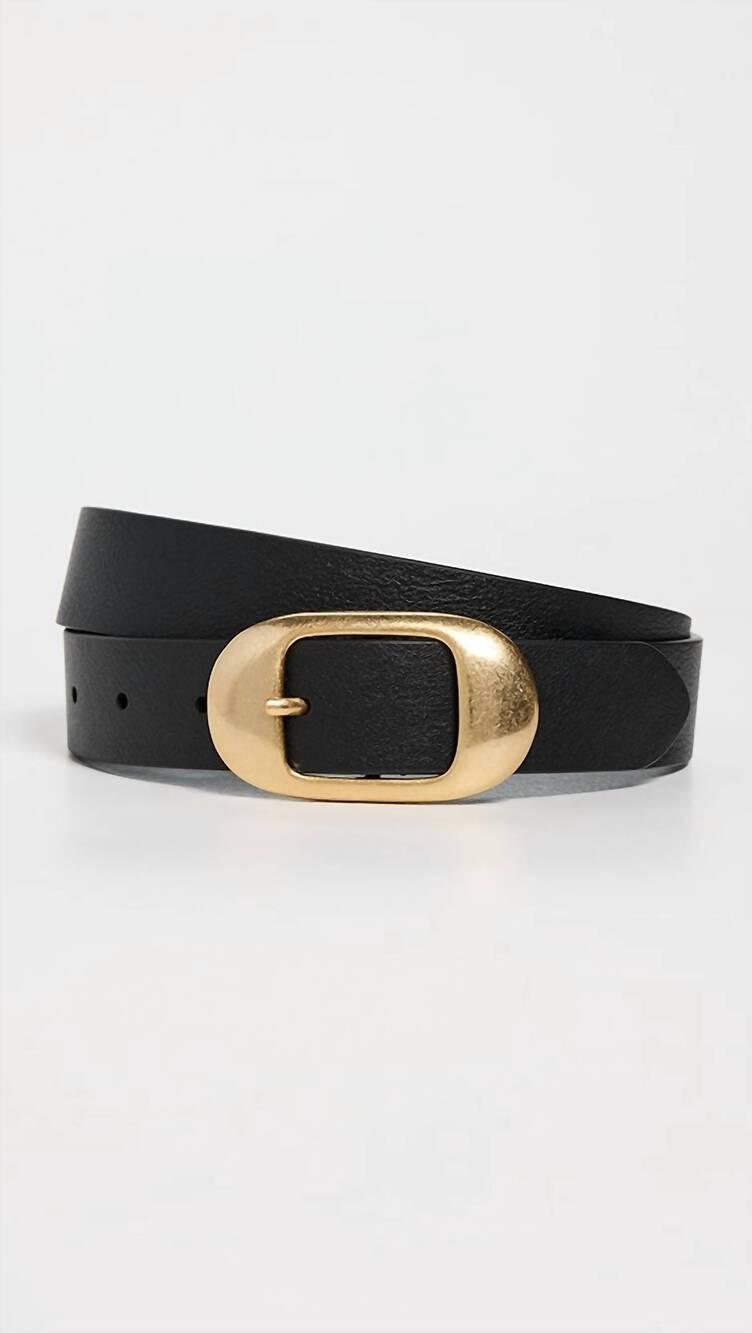 NEW FAVORITE DAUGHTER women's the skinny jean belt in black/antique bras